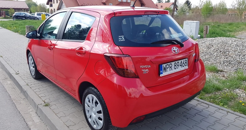 Toyota Yaris cena 39500 przebieg: 34000, rok produkcji 2015 z Proszowice małe 742